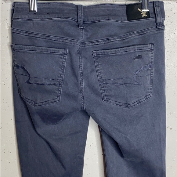 American Eagle Blue Twill Jegging - Picture 5 of 10